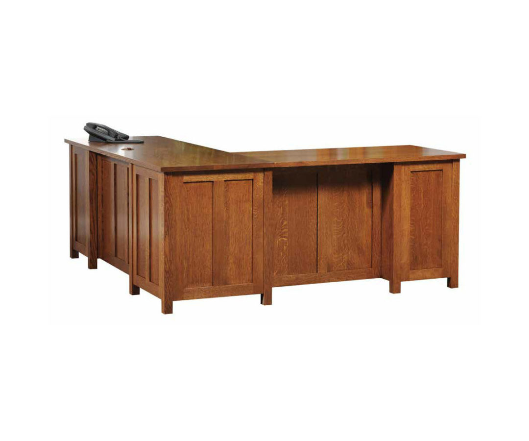 Coventry Mission L Desk With Hutch Stone Haus Furniture