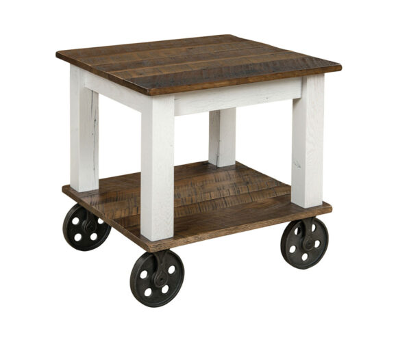 Mill Cart End Table