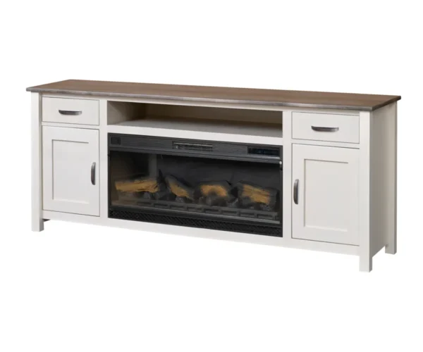 Sanibel Fire Box TV Stand - 80"